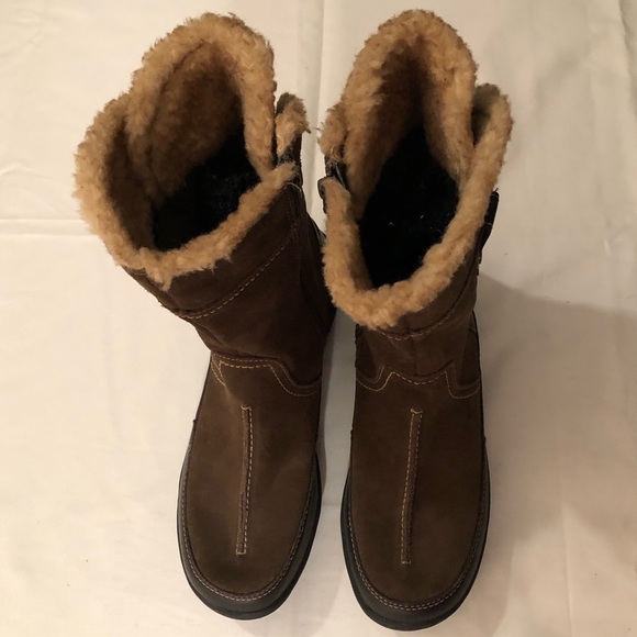 Womens Clarks Leather Boots - Picture 5 of 16